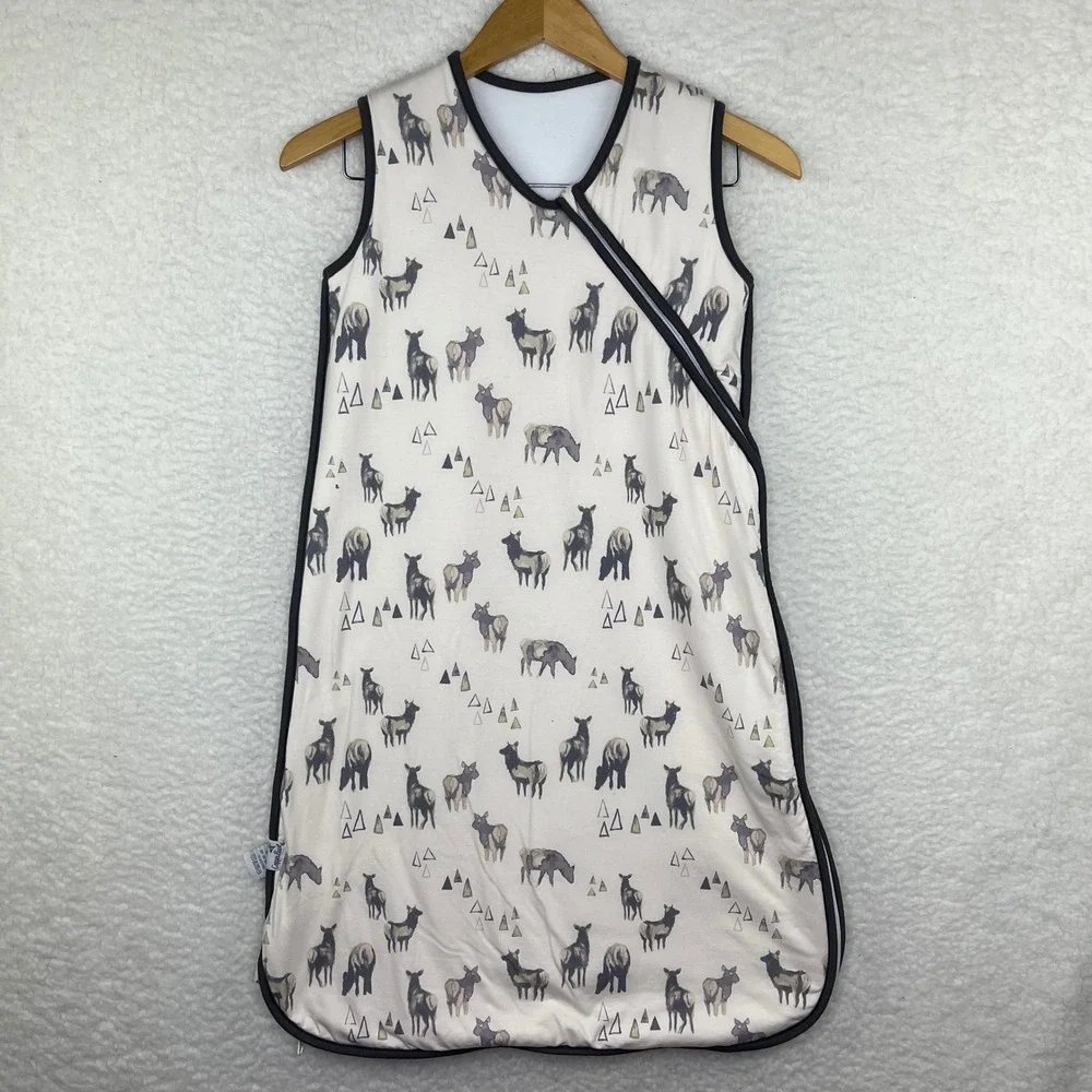 Copper Pearl Baby Sleep Bag Elk Mountain Print Neutral Wearable Blanket Large